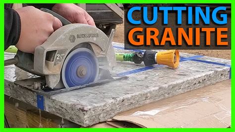 granite countertop cutting out